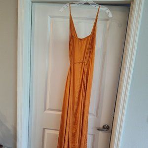 NU Orange Long Dress